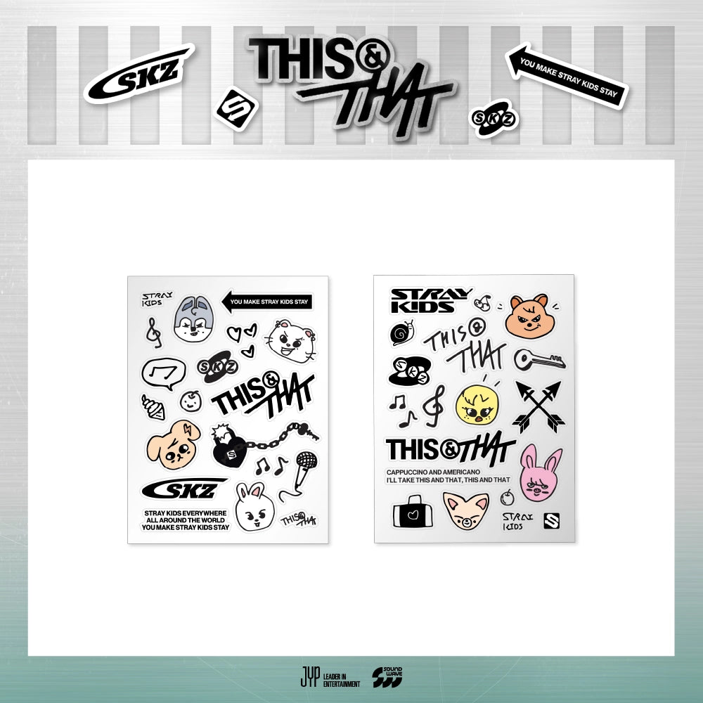[PRE-ORDER] Stray Kids - THIS & THAT POP-UP MD: TATTOO STICKER