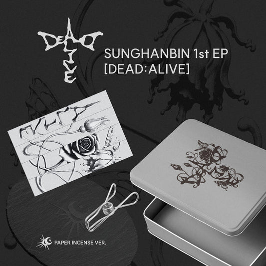 SUNG HANBIN - DEAD:ALIVE [1st Mini Album - Paper Incense Ver.] official product cover | TokkiPop UK