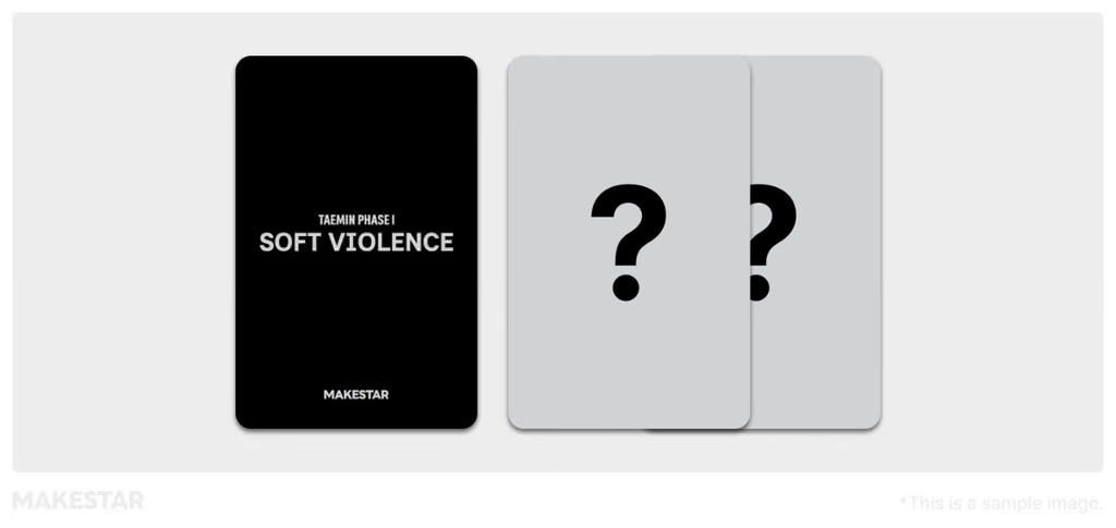 [PRE-ORDER] TAEMIN (SHINee) - PHASE I : Soft Violence [PHOTO BOOK Ver.] with POB option - MAKESTAR