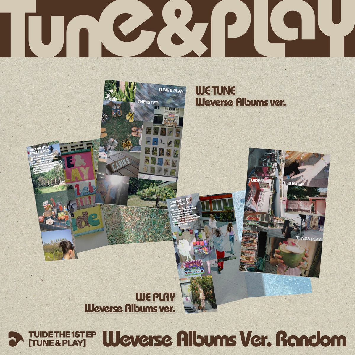 [PRE-ORDER] TUIDE - TUNE & PLAY [The 1st EP - WEVERSE Album Ver.]