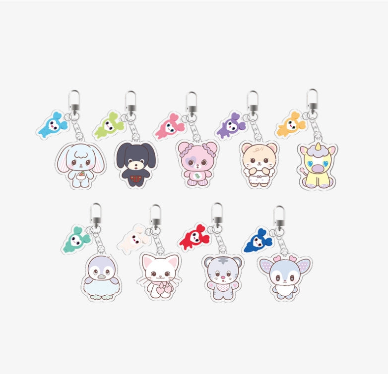 TWICE - 11TH ANNIVERSARY POP-UP STORE: TWICE THE THRILL [MD] - TDOONGZ Secret Acrylic Keyring