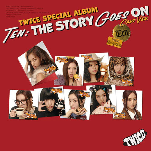 TWICE - TEN: The Story Goes On [Special Album - Cast Ver.] with POB option