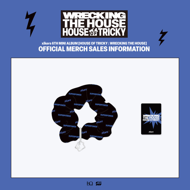 [PRE-ORDER] xikers - [HOUSE OF TRICKY : WRECKING THE HOUSE] Pop-Up MD Scrunchie