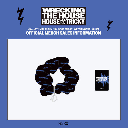 [PRE-ORDER] xikers - [HOUSE OF TRICKY : WRECKING THE HOUSE] Pop-Up MD Scrunchie