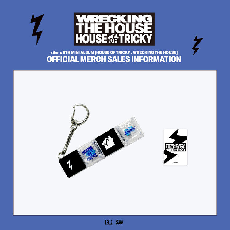 [PRE-ORDER] xikers - [HOUSE OF TRICKY : WRECKING THE HOUSE] Pop-Up MD Keycap Keyring