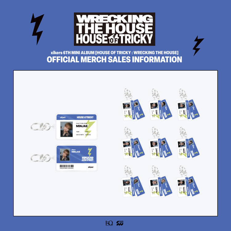 [PRE-ORDER] xikers - [HOUSE OF TRICKY : WRECKING THE HOUSE] Pop-Up MD Random Acrylic ID Keyring