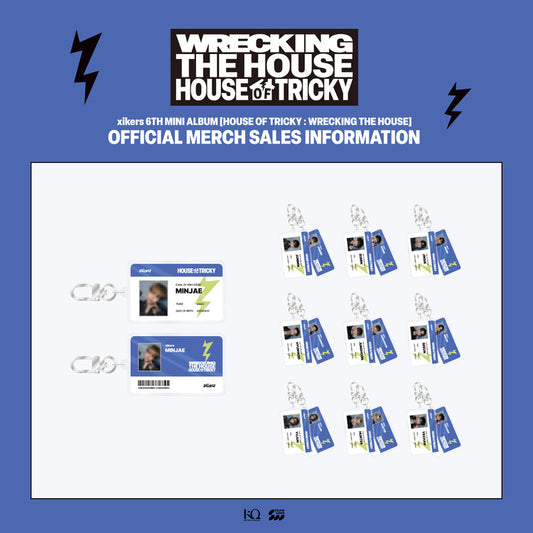 [PRE-ORDER] xikers - [HOUSE OF TRICKY : WRECKING THE HOUSE] Pop-Up MD Random Acrylic ID Keyring