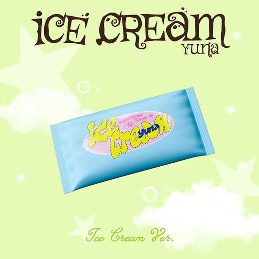 [YUNA (ITZY) - Ice Cream [1st Mini Album - Ice Cream Ver.] with POB option