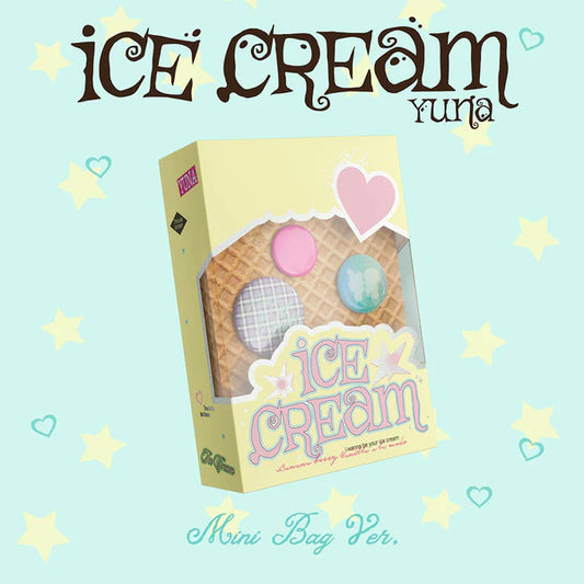 YUNA (ITZY) - Ice Cream [1st Mini Album - Mini Bag Ver.] with POB option